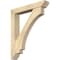 Ekena Millwork Imperial Slat Rough Sawn Bracket w/ Offset Brace, Douglas Fir, 6"W x 34"D x 40"H BKT0604X34X40IMP06RDF - alternate 1